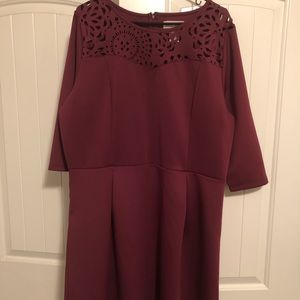 Wine/Maroon Dress